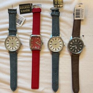 Bijoux Terner Leather Band Watches